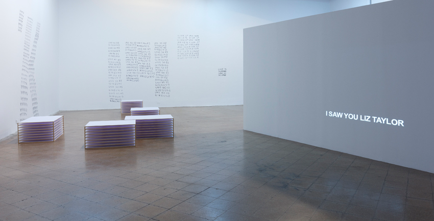 no importa mi nombre, exhibition view.