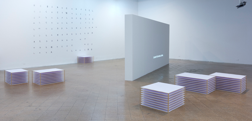 no importa mi nombre, exhibition view.