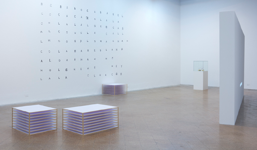 no importa mi nombre, exhibition view.