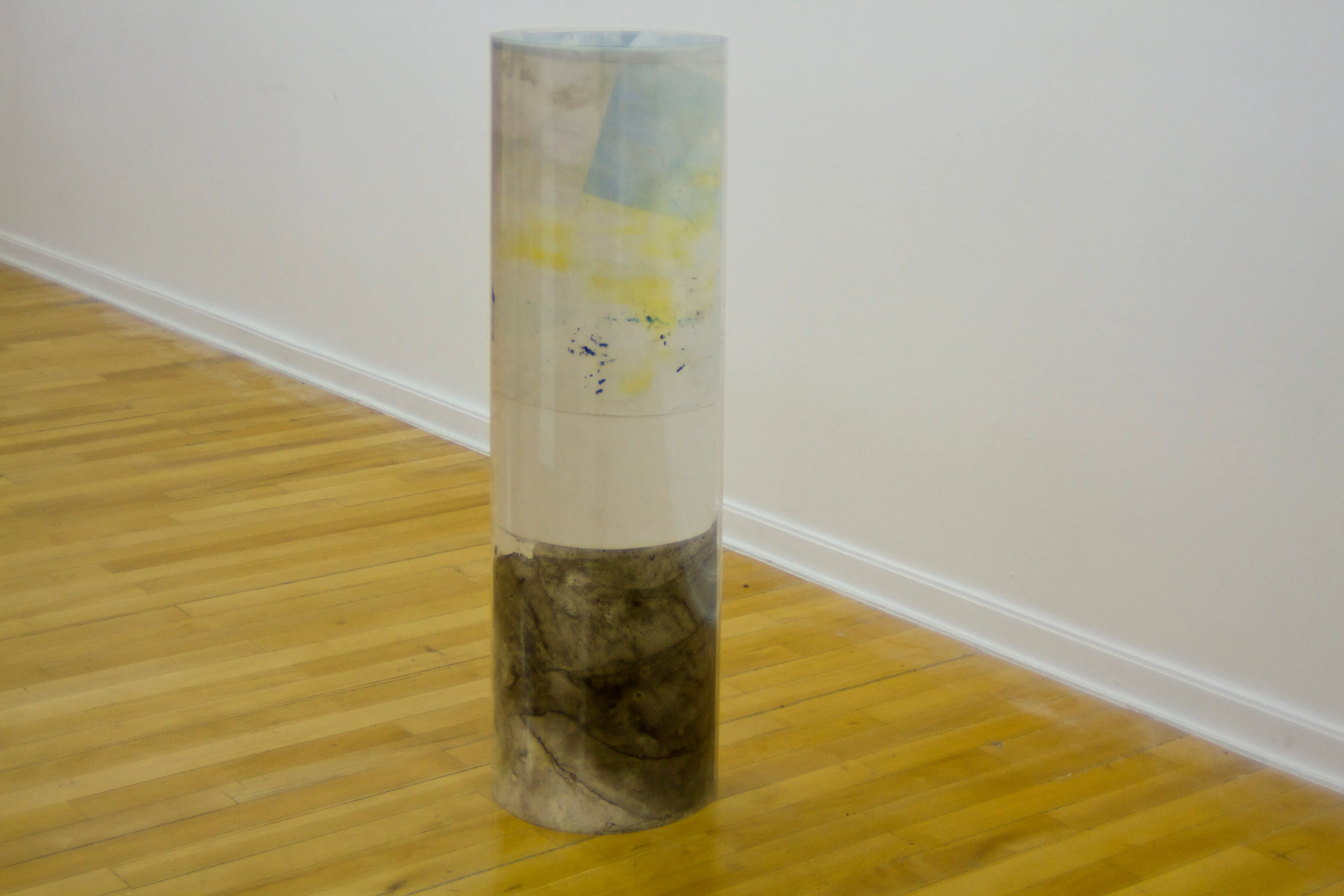 View from only one of the sculptures, 120 height, variable diameter