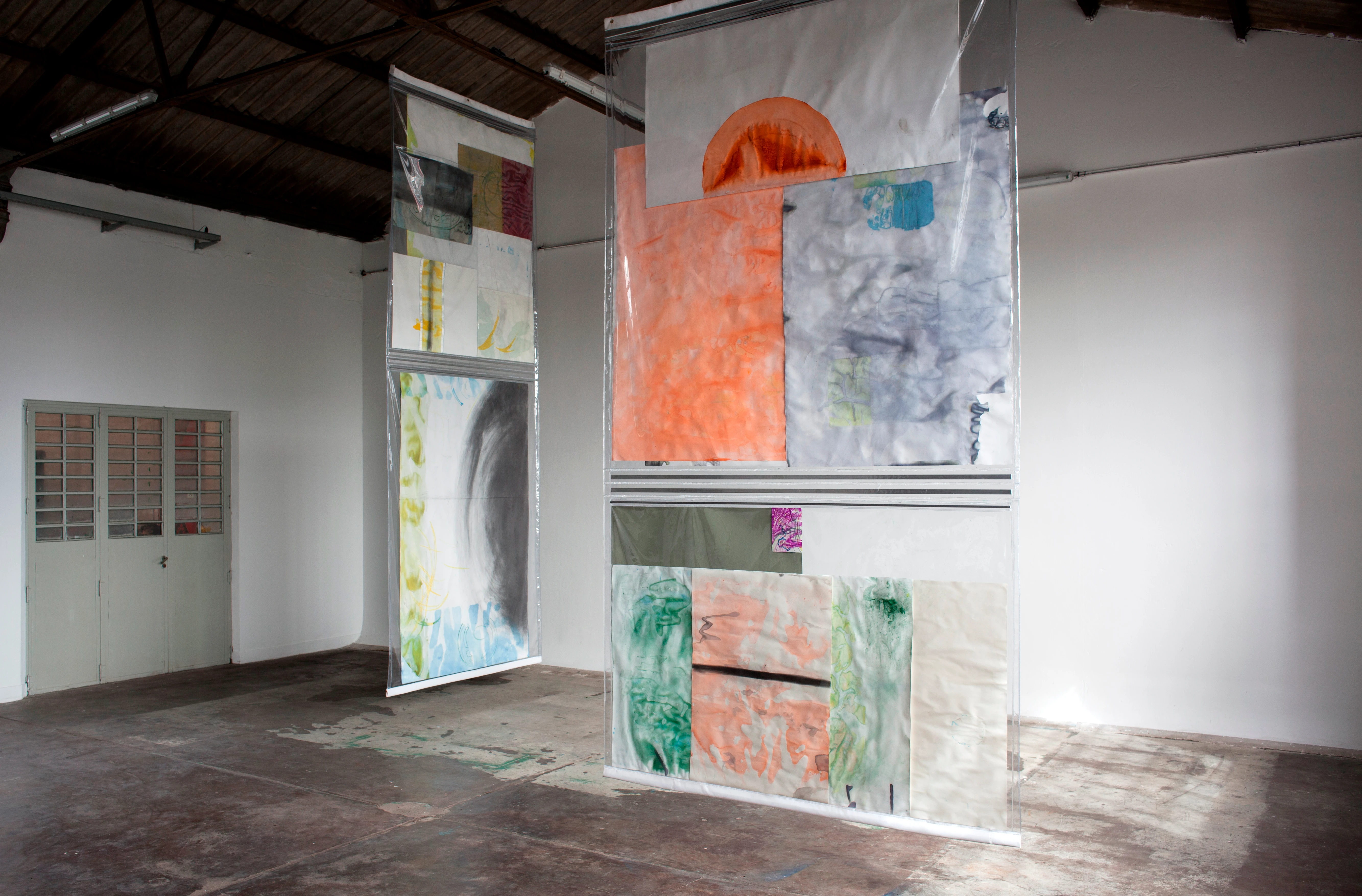 Saga Candado, exhibition view.
