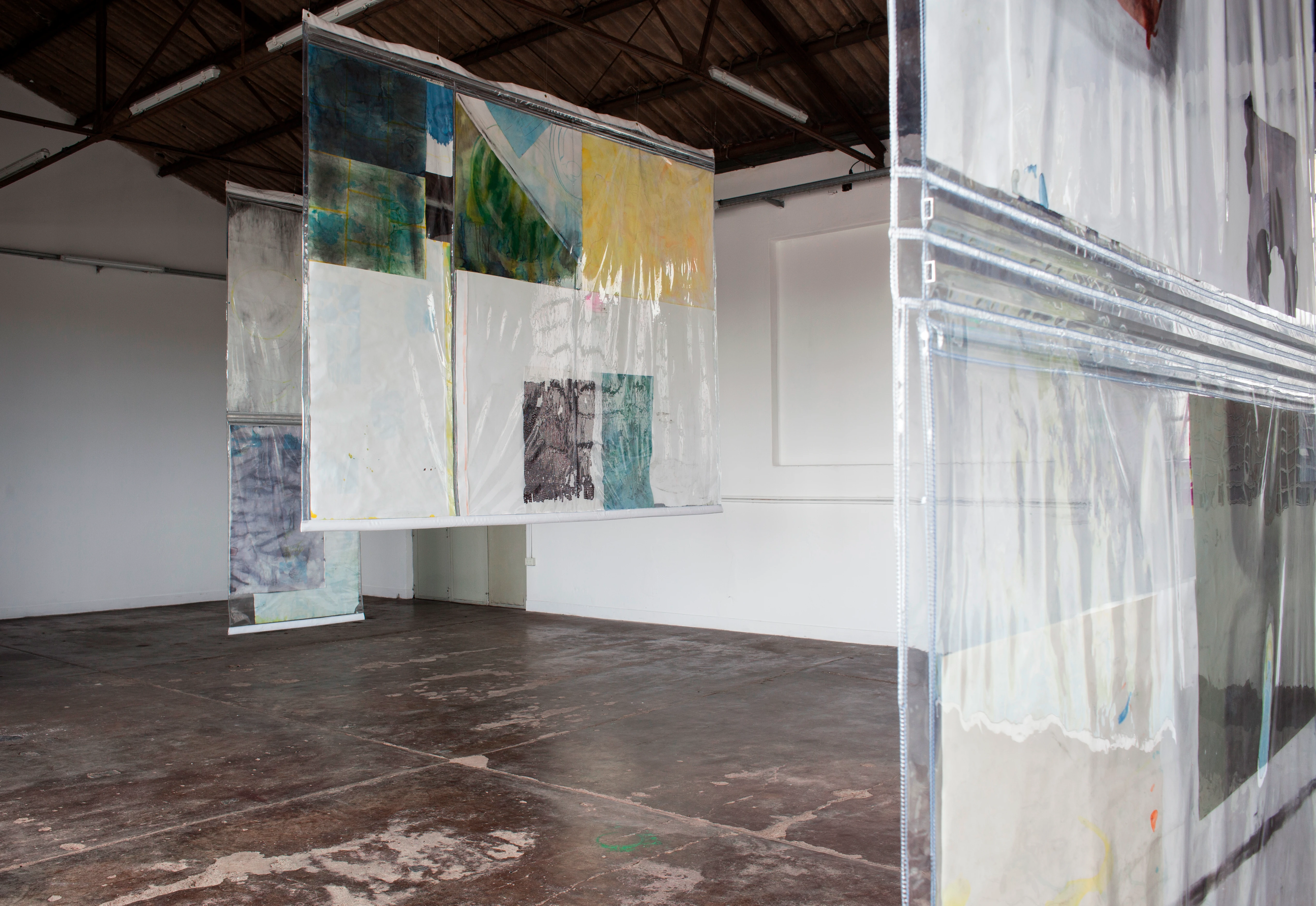 Saga Candado, exhibition view.
