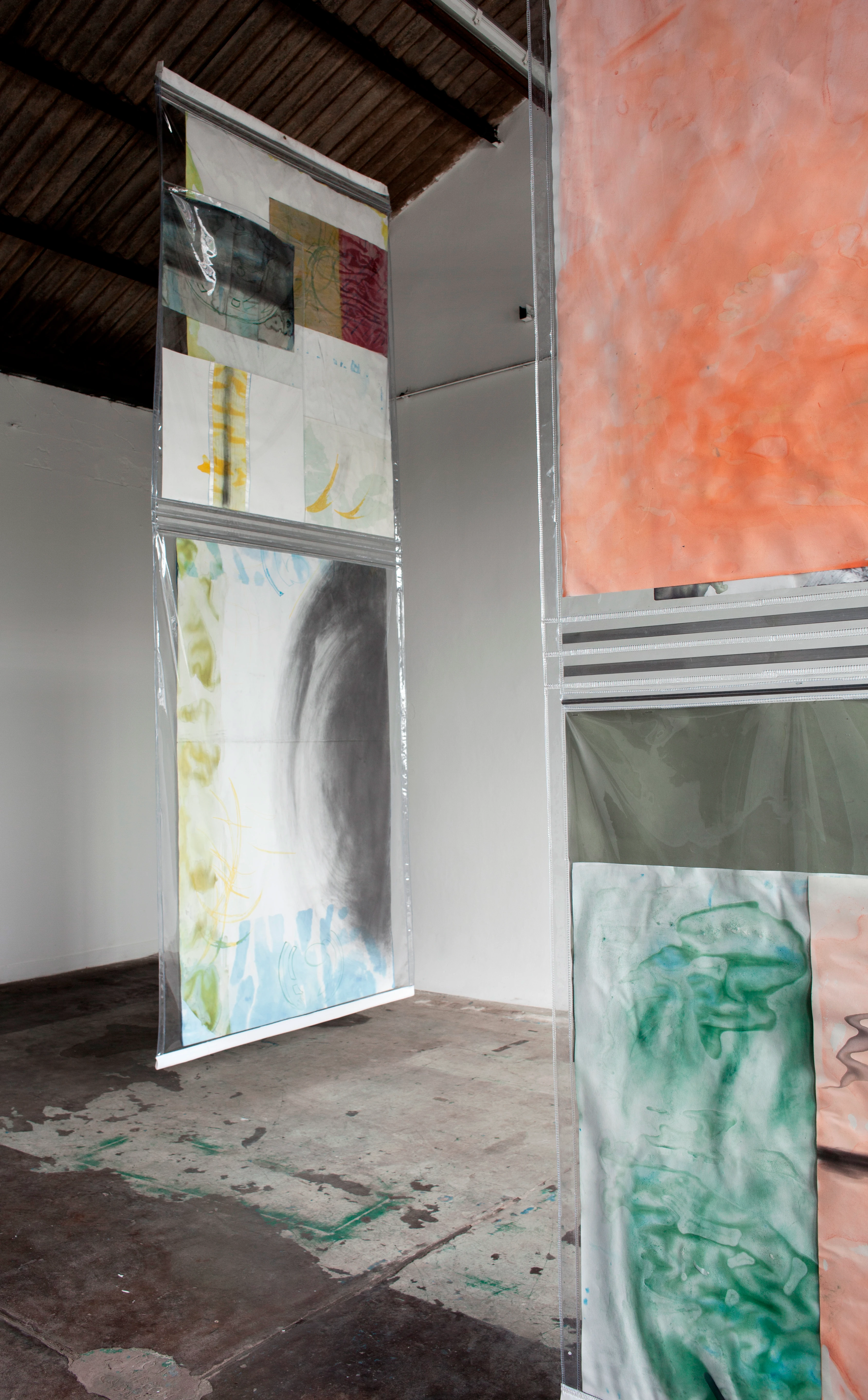 Saga Candado, exhibition view.